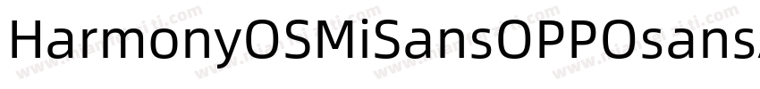 HarmonyOSMiSansOPPOsansAlibaba P字体转换